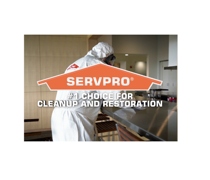 SERVPRO...#1 choice for disaster cleanup and damage restoration
